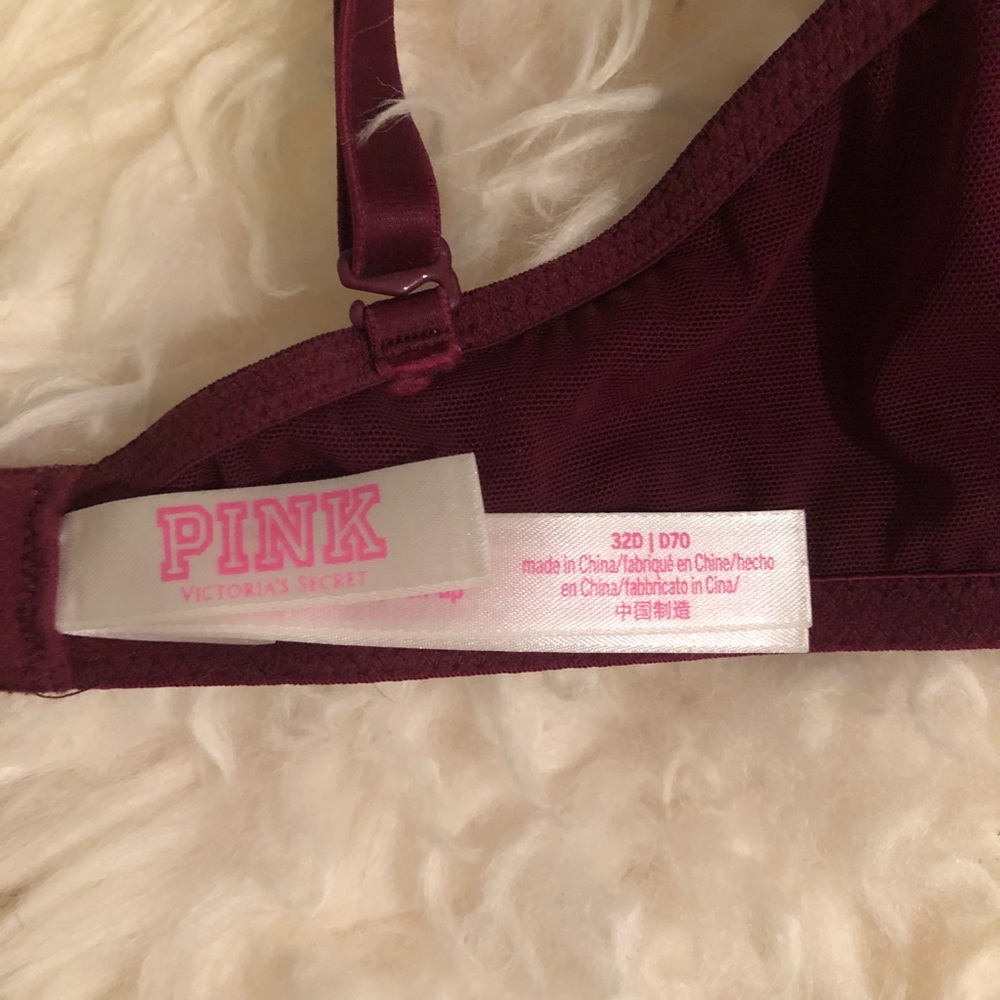 Maroon Bombshell Bra - Picture 3 of 3
